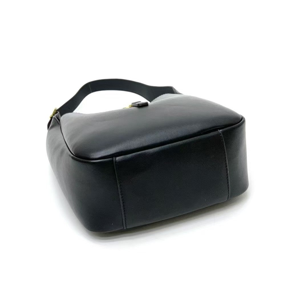 2024 New Soft Bucket Bag Hobo Underarm Bag High-end Light Luxury Fashion Women's Bag Shoulder All-match Commuting Trendy