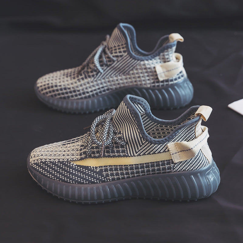 2023 New Spring Flying Mesh Shoes Coconut Women's Shoes Summer Breathable Casual Shoes Sneakers All-match Torre Trendy Shoes