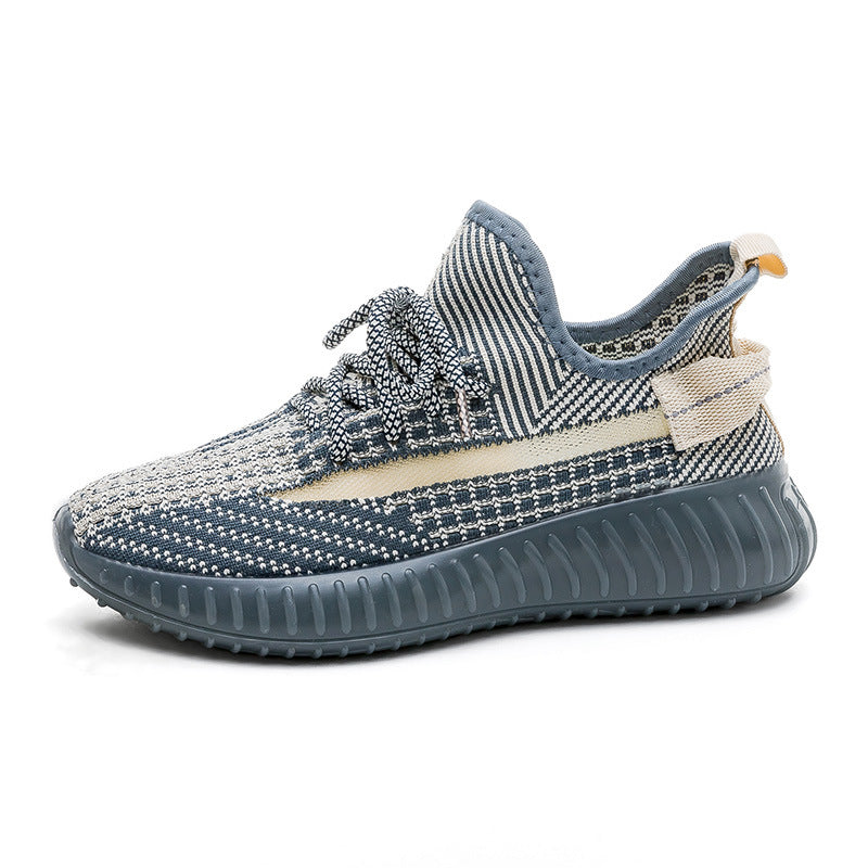 2023 New Spring Flying Mesh Shoes Coconut Women's Shoes Summer Breathable Casual Shoes Sneakers All-match Torre Trendy Shoes