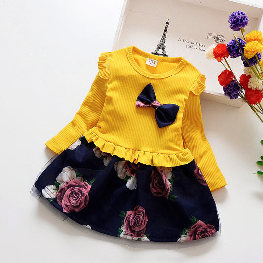 New Girls - Dress with bowtie