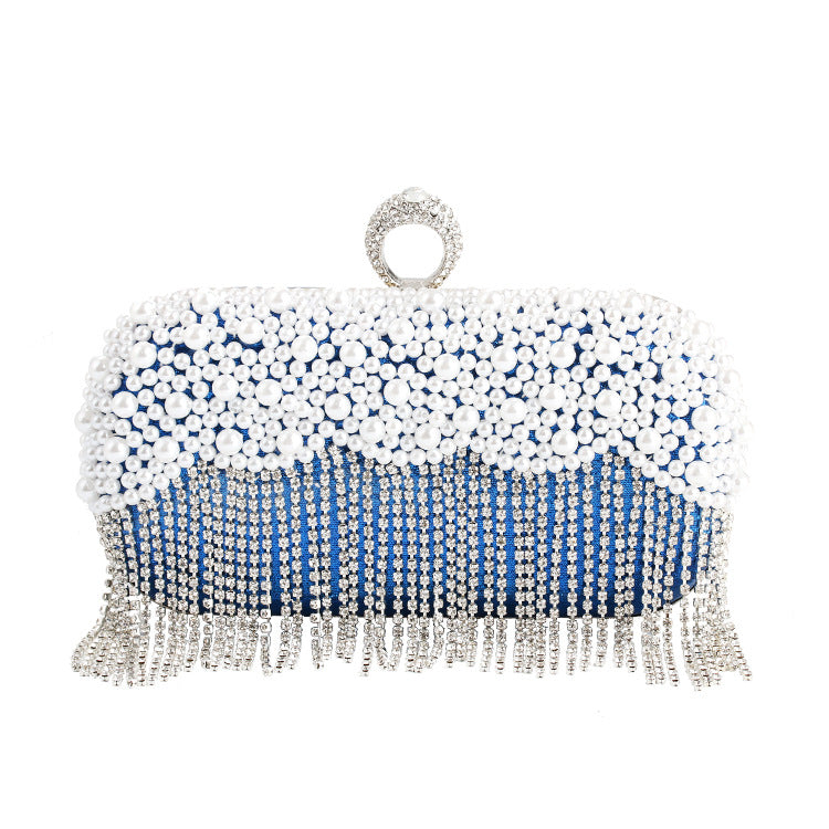 New Pearl Bag Dinner Bag European And American Women&#039;s Handbag Banquet Party Clutch Bag Evening Bag For Women