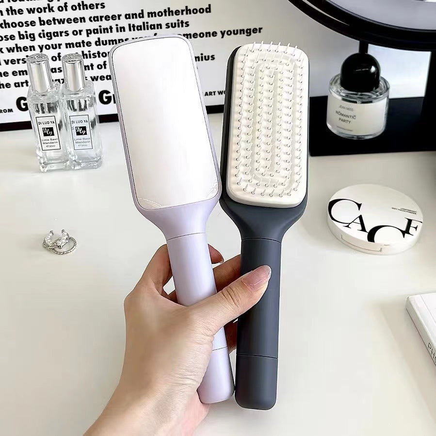 Rotary Hair Comb One-button Cleaning Telescopic Massage Comb Air Cushion Air-bag Comb Household Women&#039;s Anti-static Hair Comb