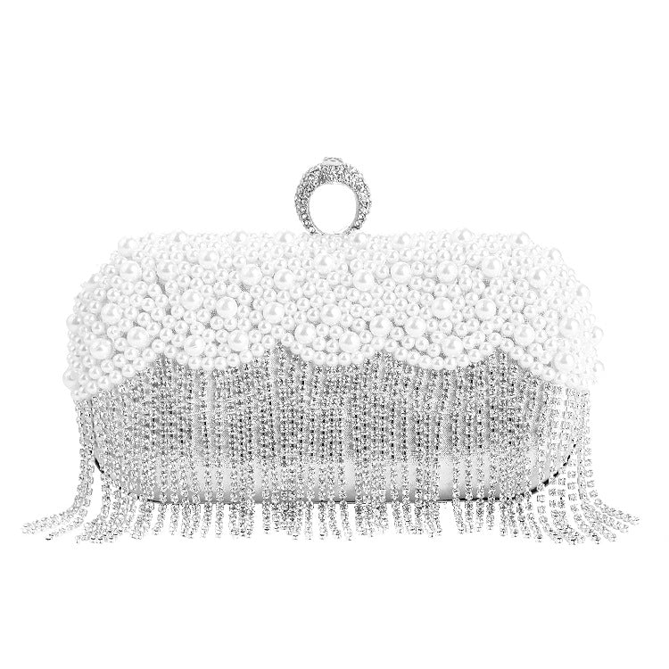 New Pearl Bag Dinner Bag European And American Women&#039;s Handbag Banquet Party Clutch Bag Evening Bag For Women