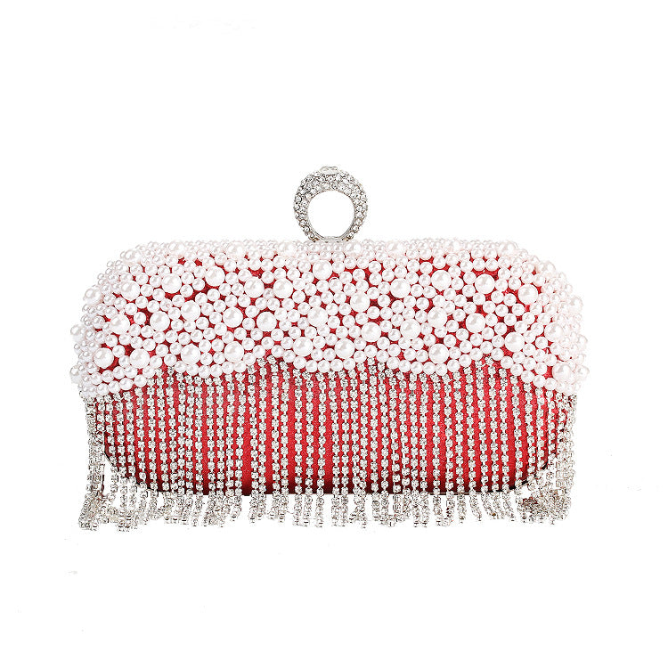New Pearl Bag Dinner Bag European And American Women&#039;s Handbag Banquet Party Clutch Bag Evening Bag For Women